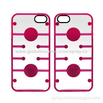 Transparent Crystal Clear Hard TPU Case Covers for iPhone 5, 5S, Different Colors Available
